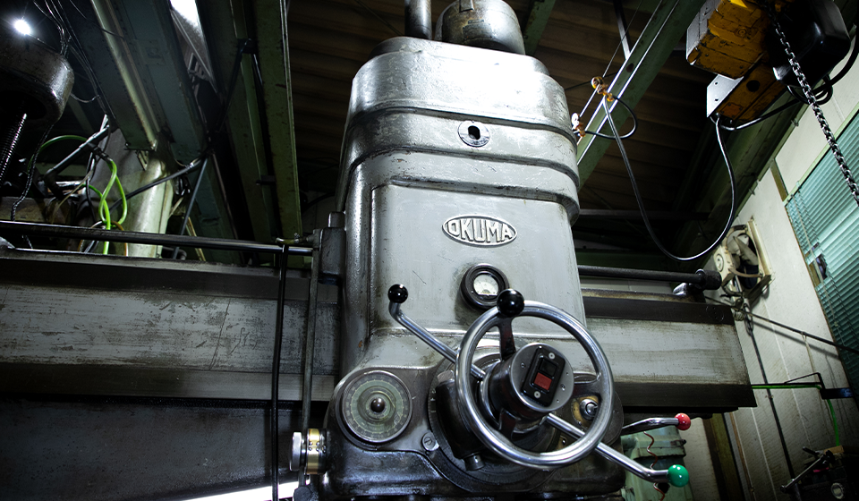 ラジアルボール盤